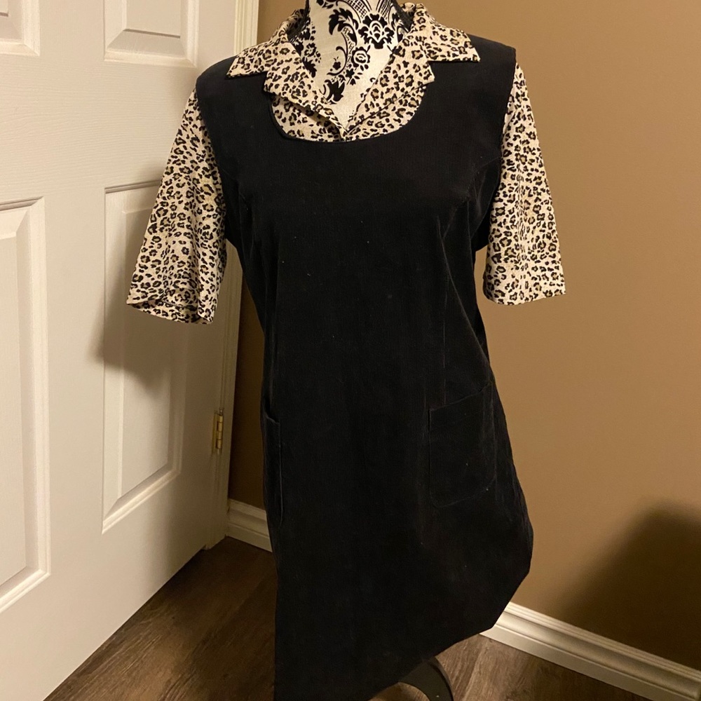 Black Corduroy Dress